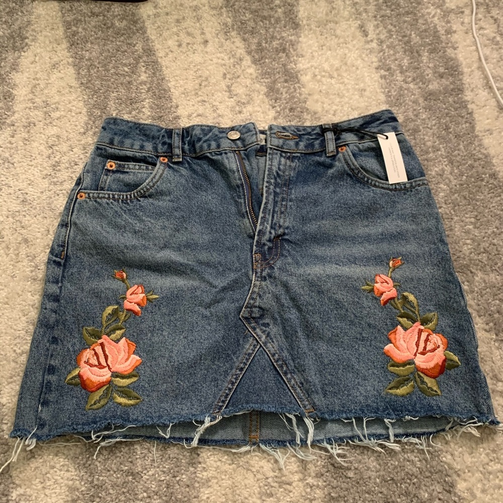 ASOS denim skirt